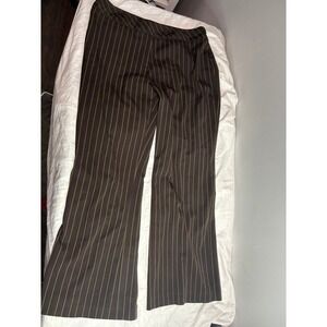 COURTENAY Stretch Trousers Pin Stripe Dress Pants Straight Leg size 16w